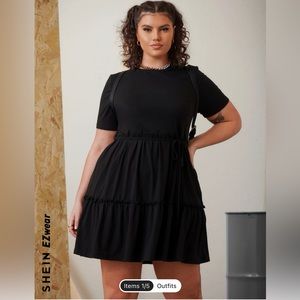 Black mini simple dress from SHEIN NEVER WORN size 0x